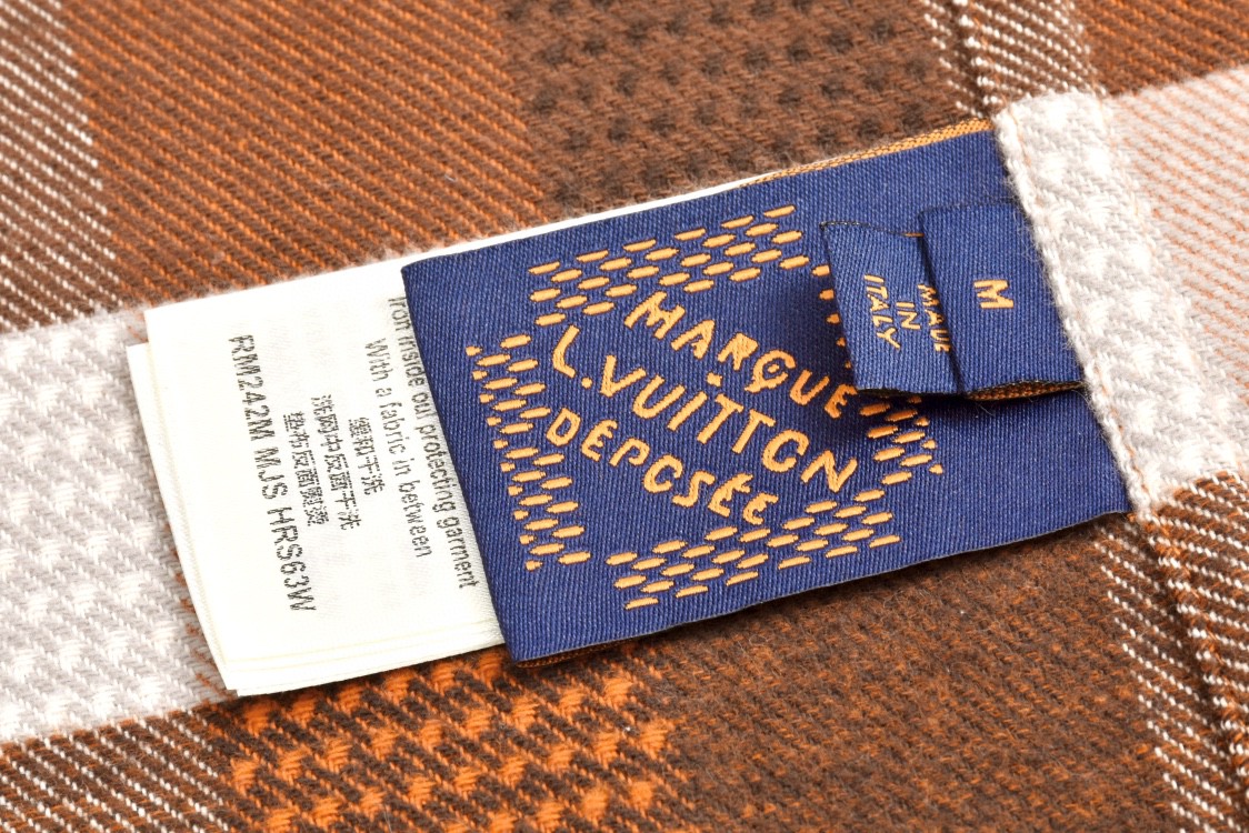 LOUIS VUITTON 路易威登 棋盘格法兰绒格子衬衫 外套 长袖 1AFXSJ