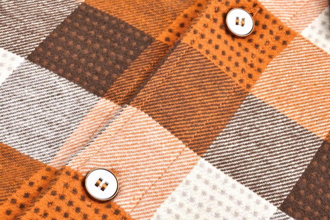 LOUIS VUITTON 路易威登 棋盘格法兰绒格子衬衫 外套 长袖 1AFXSJ