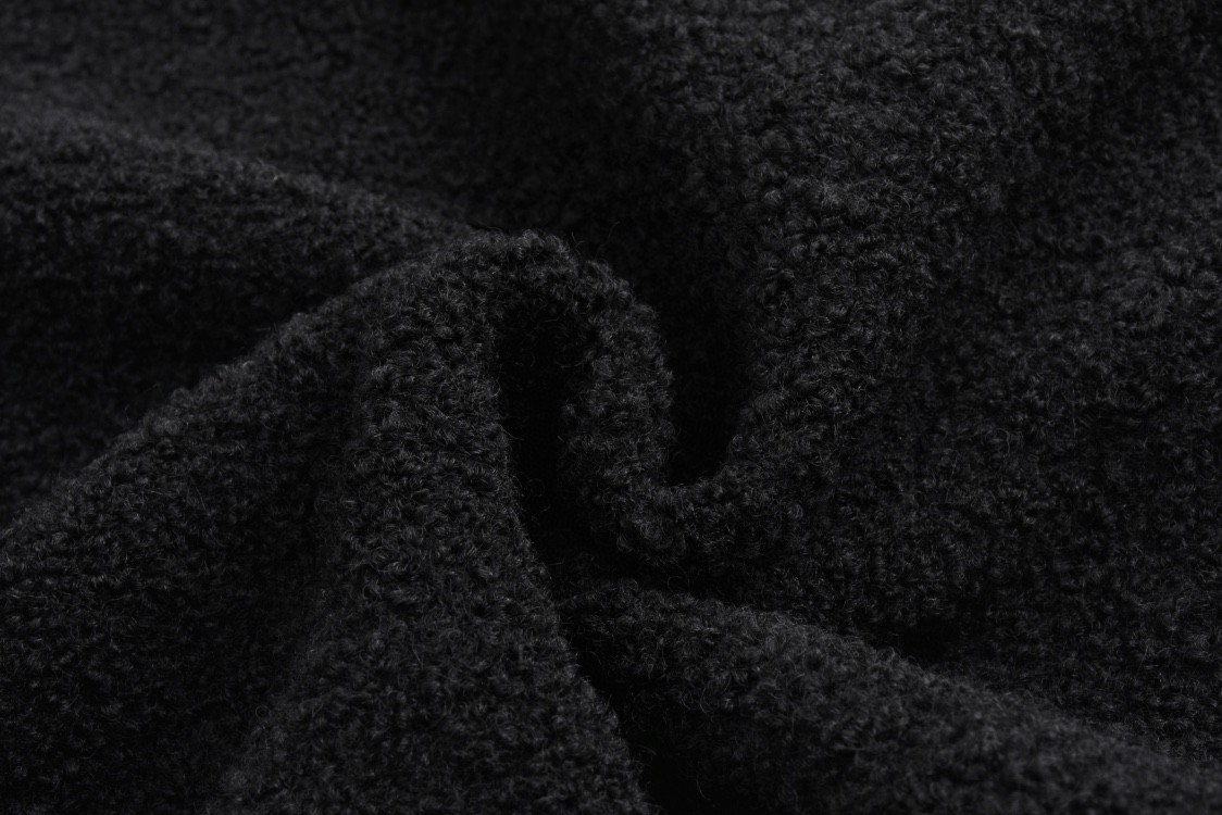 SAINT LAURENT 圣罗兰 羊毛毛呢大口袋衬衫外套 夹克 秋冬款 黑色 753168Y28RA1000