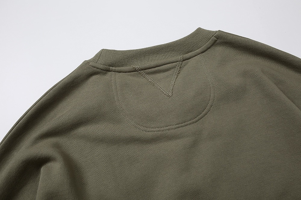 452#MADNESS 字母logo印花圆领T恤 打底衫 卫衣 长袖 秋冬季 灰绿色 