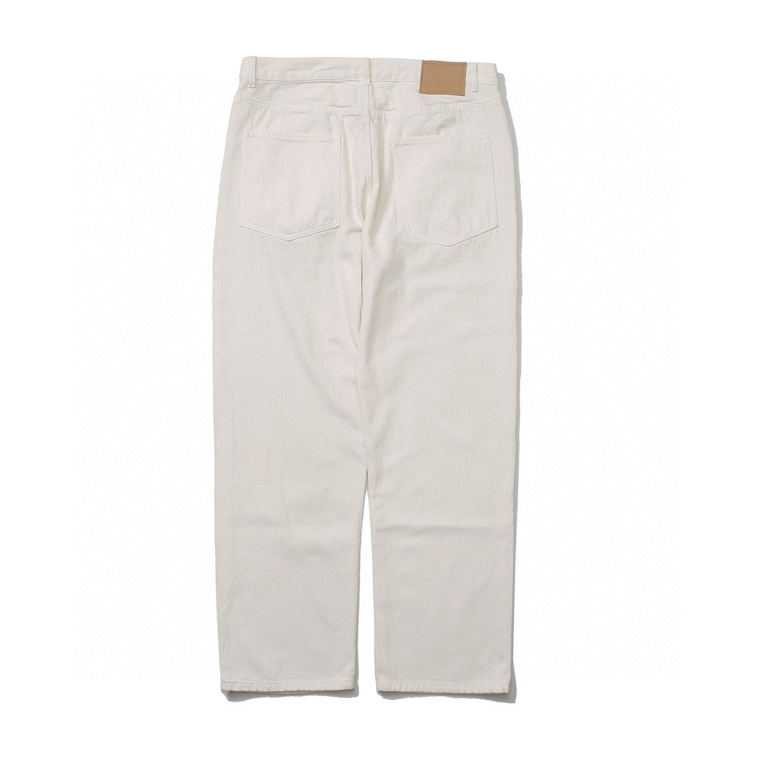 882#MADNESS 纯色宽松牛仔裤 长裤 裤子 白色