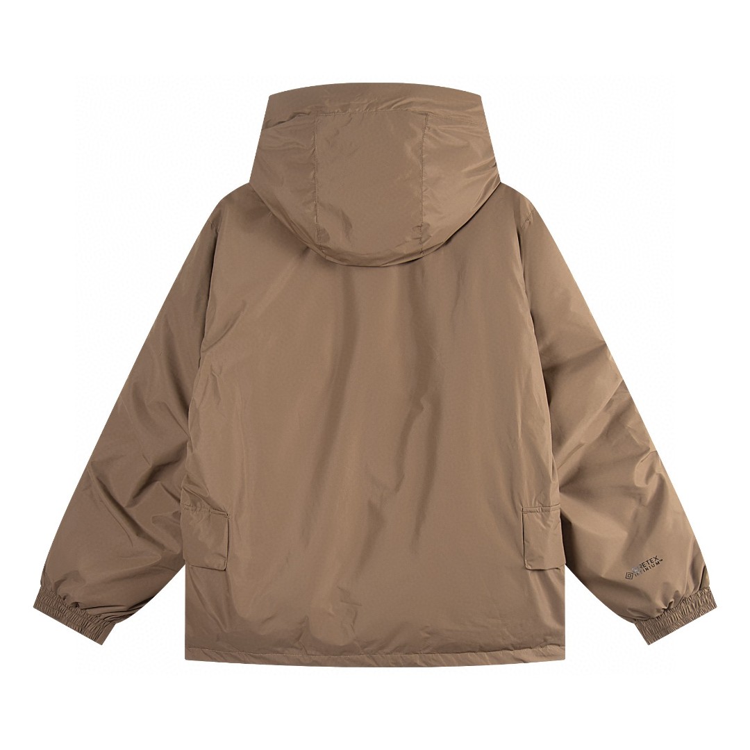 DAIWA PIER39 GORE TEX INFINIUM EXPEDITION 中长款拉链连帽羽绒服 外套 保暖 卡其色 黑色