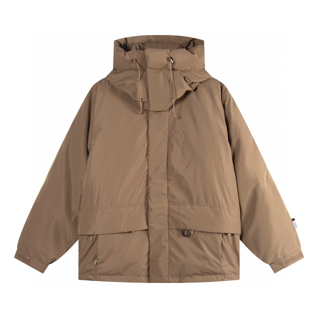 DAIWA PIER39 GORE TEX INFINIUM EXPEDITION 中长款拉链连帽羽绒服 外套 保暖 卡其色 黑色