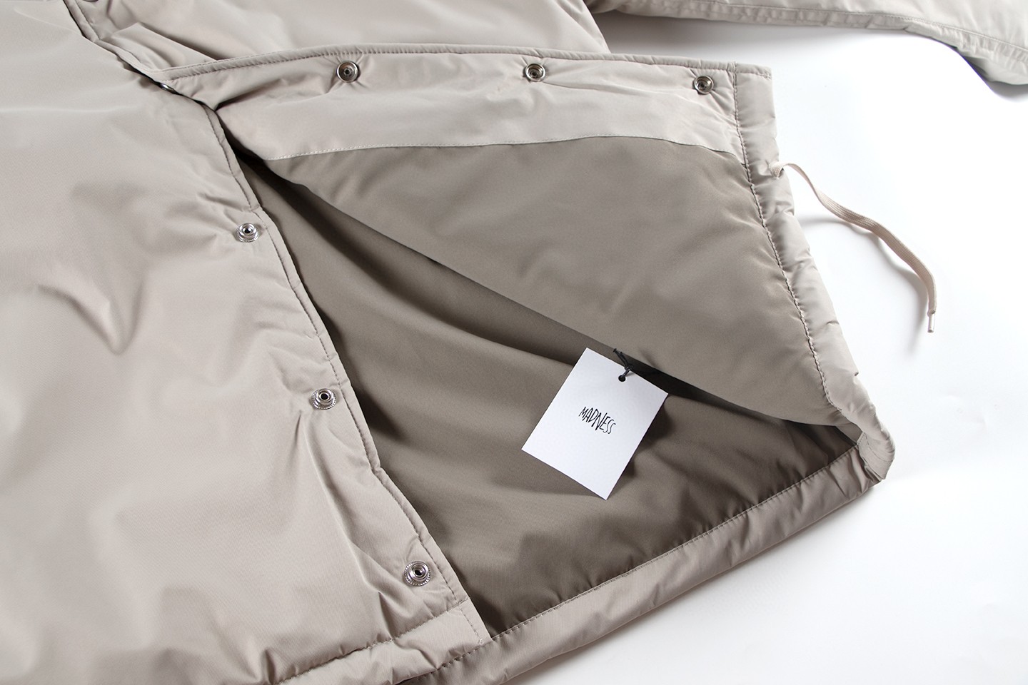 MADNESS Peace And After 十周年联名棉服 夹克 外套 长袖 米色 