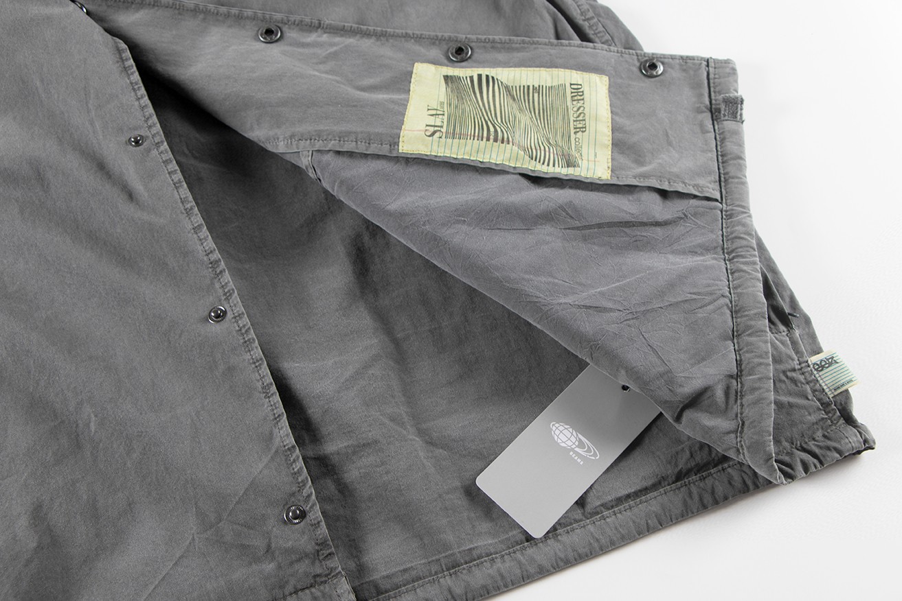 BEAMS SSZ 552 OVERDYE 日系蜡染水洗字母刺绣夹克 外套 长袖 秋冬季 