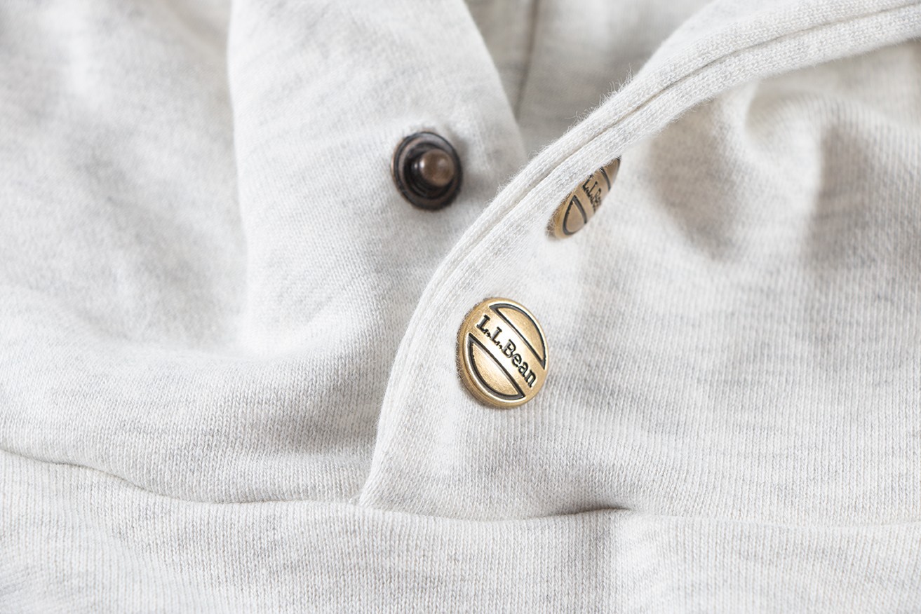 BEAMS 联名 L.L.Bean 刺绣字母logo连帽卫衣 长袖 秋冬季 休闲 绿色 白色