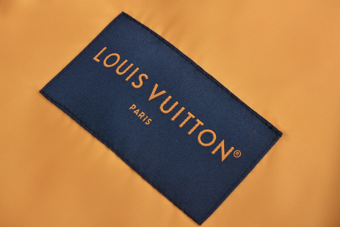 LOUIS VUITTON 路易威登 牛皮麻绳编织棒球服 外套 夹克 长袖 黄色 1AFXDE