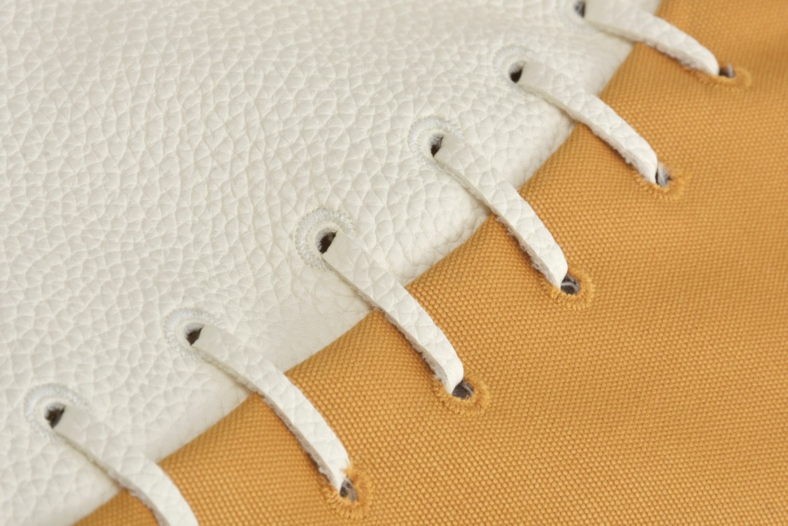 LOUIS VUITTON 路易威登 牛皮麻绳编织棒球服 外套 夹克 长袖 黄色 1AFXDE