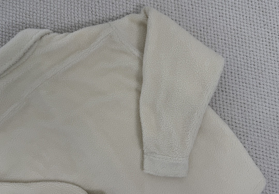 Balenciaga 巴黎世家 纯色袖标羊羔毛衬衫 外套 长袖 秋冬 黑色 白色 805234TQQ021000