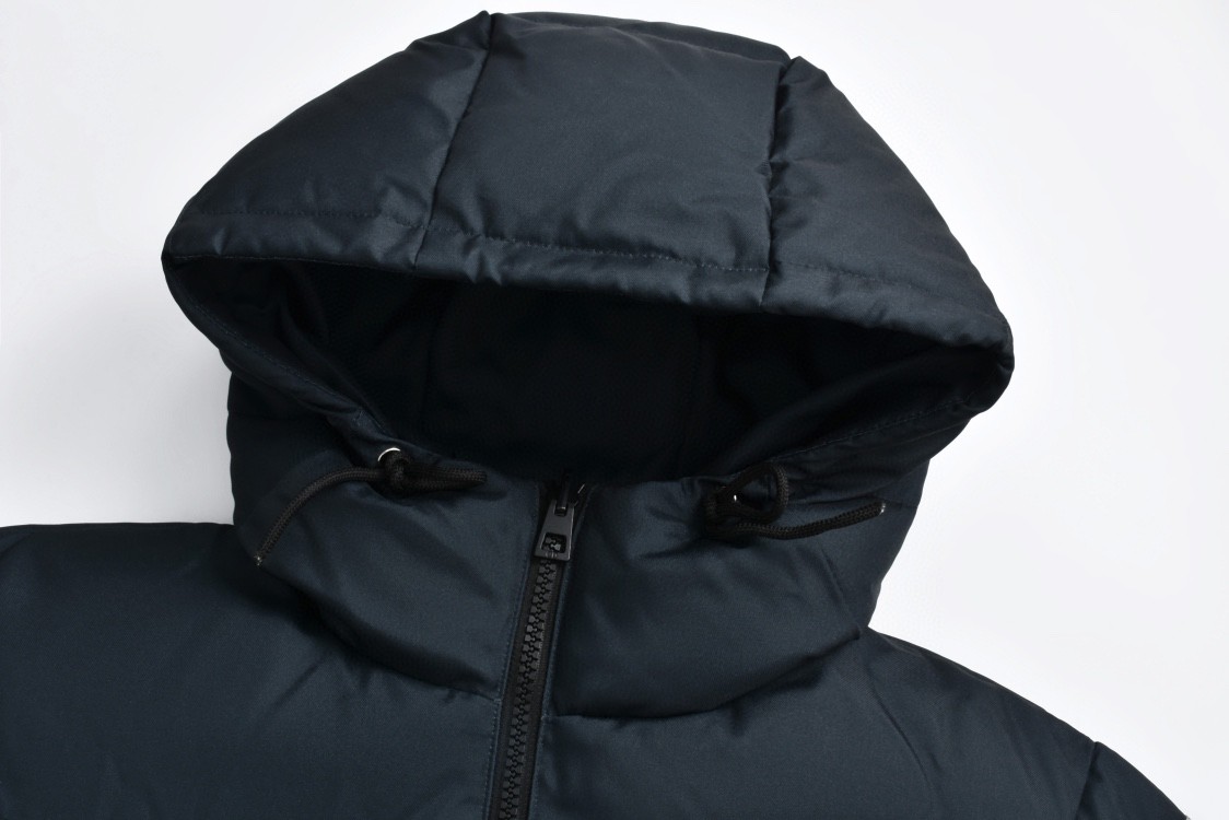 DIOR 迪奥 拼接满印双面两穿连帽羽绒服 夹克 外套 长袖 黑色 147C23A2968-X5803