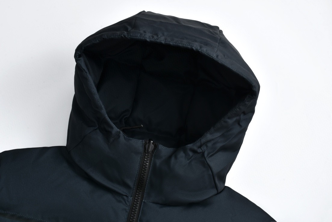 DIOR 迪奥 拼接满印双面两穿连帽羽绒服 夹克 外套 长袖 黑色 147C23A2968-X5803