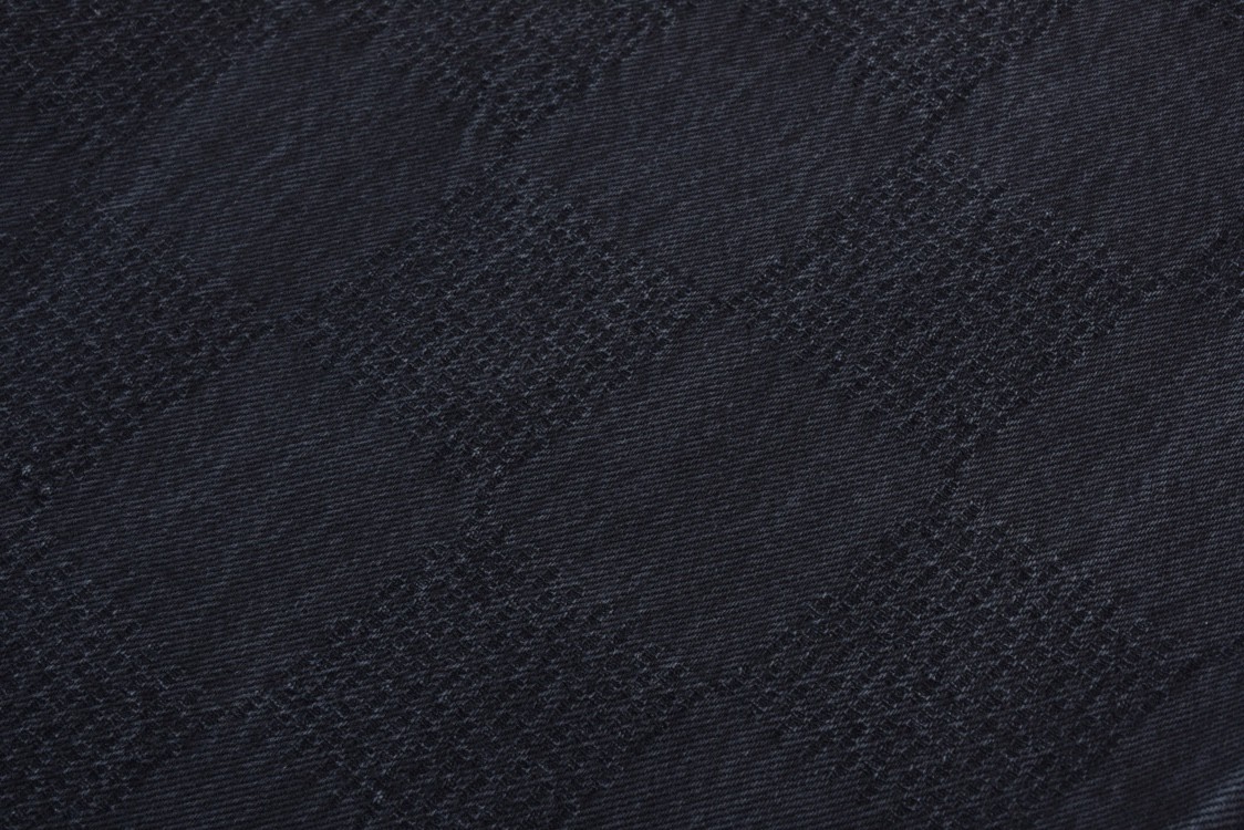 LOUIS VUITTON 路易威登 暗纹棋盘格牛仔裤 休闲裤 裤子 长裤 黑色