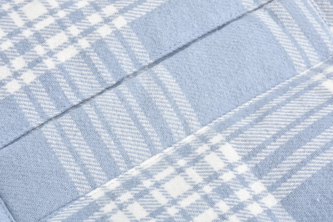 MIU MIU 缪缪 格纹字母刺绣拉单排扣衬衫羽绒服 夹克 长袖 外套 卡其色 蓝色 粉色 ML855-13L8-F0KTK-S-232