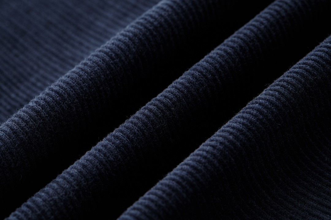 PRADA 普拉达 灯芯绒徽标夹克 外套 深蓝色 GEB257-1449-F0008-S-AAO