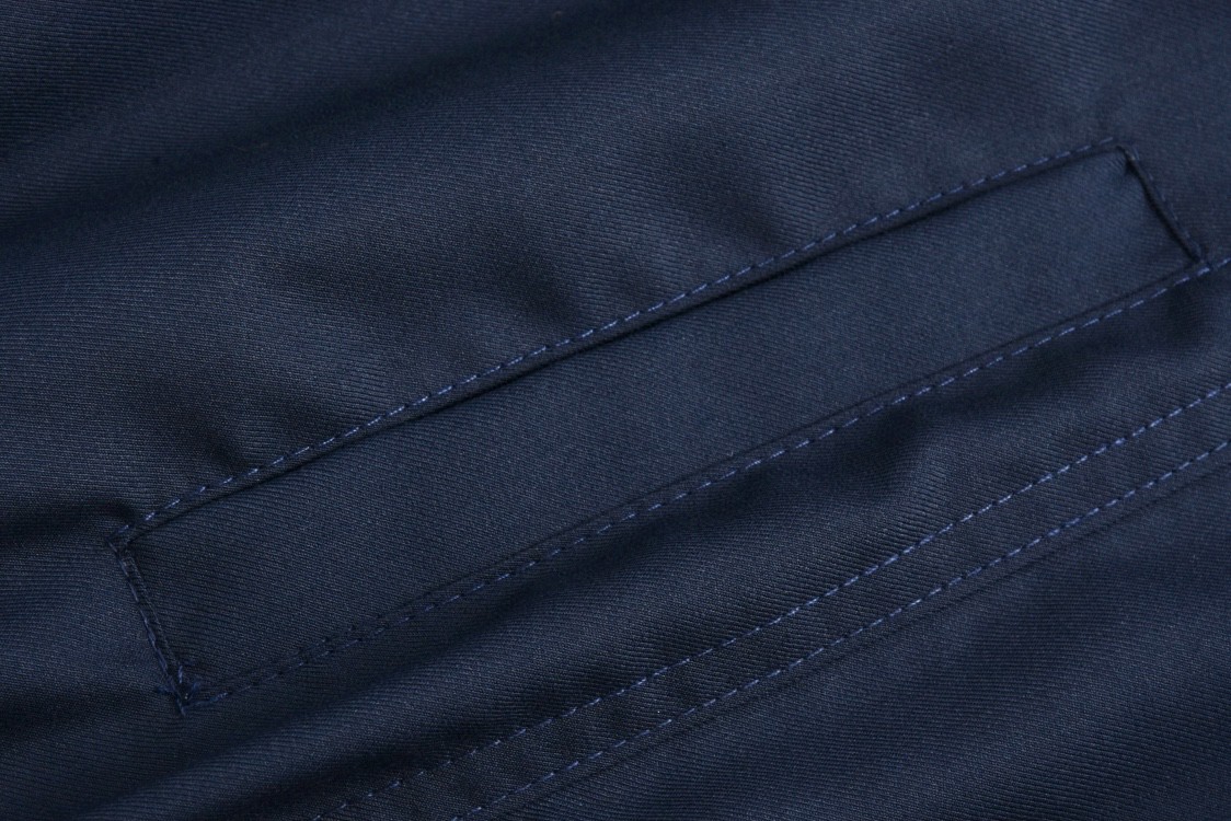 MIU MIU 缪缪 纯色字母刺绣拉链夹克 长袖 外套 蓝色 ML1059-11AD-F0008-S-OOO