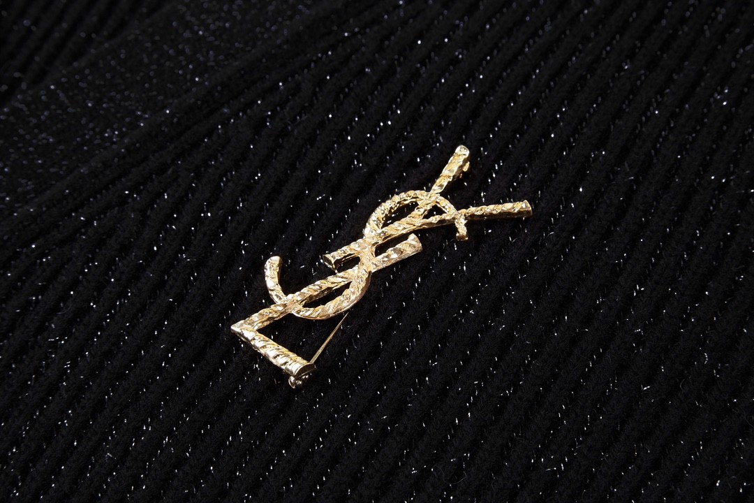 SAINT LAURENT 圣罗兰 银丝羊毛开衫 毛衣 外套 秋冬款 黑色 