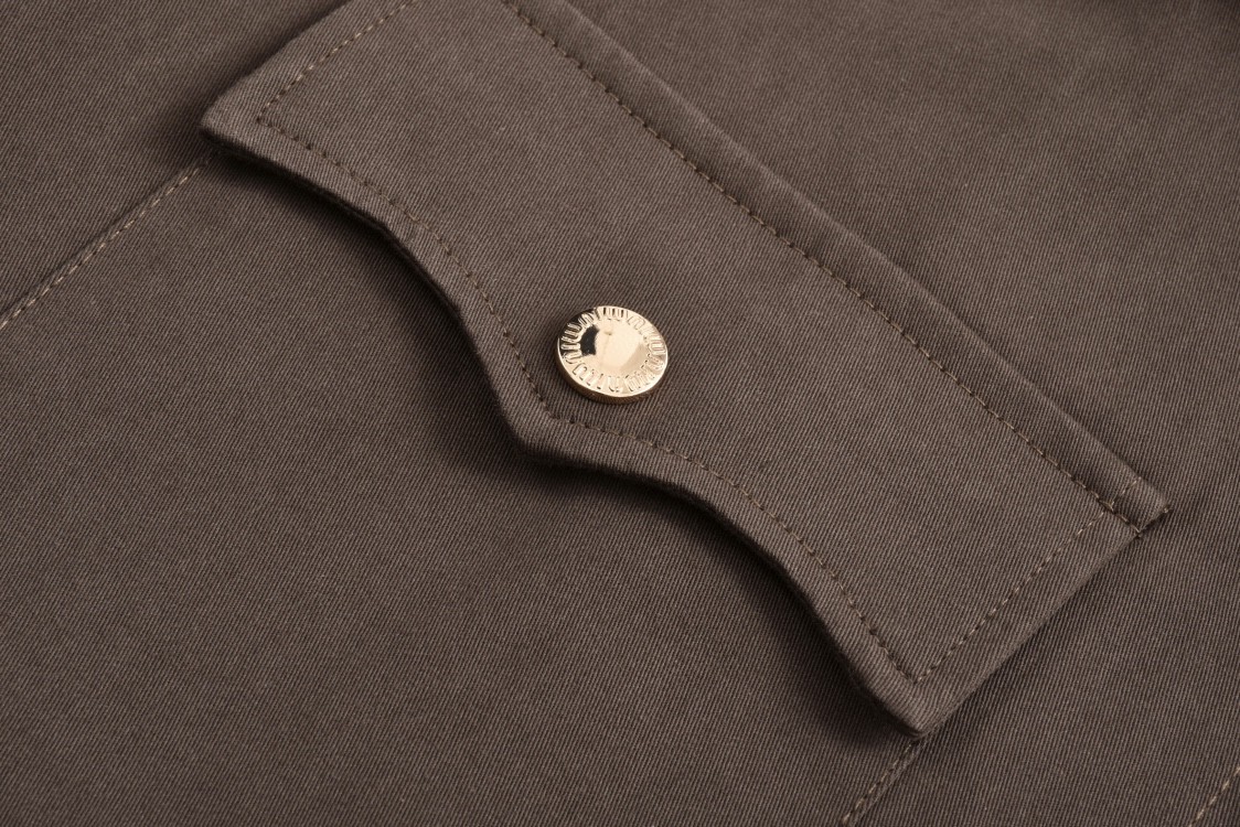 MIU MIU 缪缪 纯色字母刺绣拉链夹克 长袖 外套 棕色 ML1053-144D-F0324-S-OOO