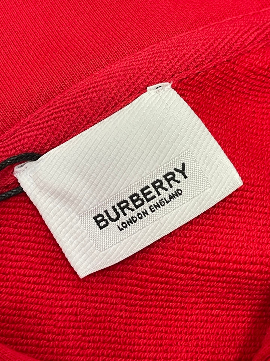 Burberry 巴宝莉 限定心形马术骑士图案印花连帽卫衣 长袖 红色 黑色 80728431