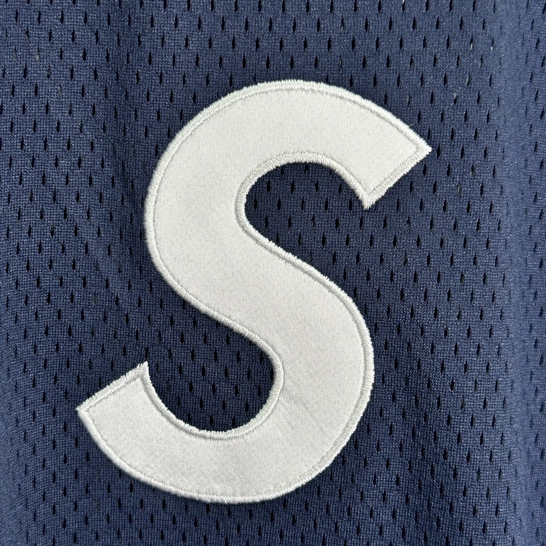 Supreme FW24 WEEK1 S Logo Baseball Henley 斜纹刺绣贴亨利棒球领短袖 T恤 绿色 蓝色 黑色 SUP-FW24-005