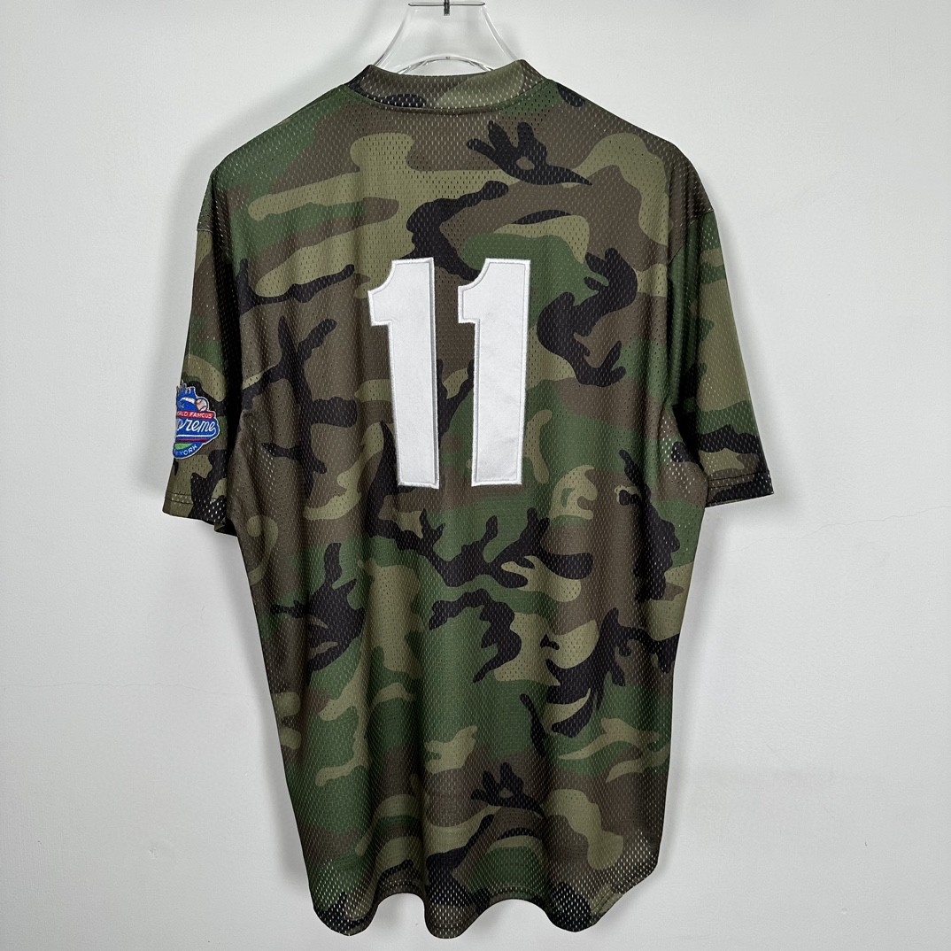 Supreme FW24 WEEK1 S Logo Baseball Henley 斜纹刺绣贴亨利棒球领短袖 T恤 绿色 蓝色 黑色 SUP-FW24-005