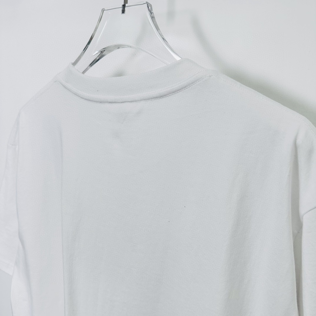 Supreme Martine rose 联名 FW24 WEEK4 Tee 胸前logo印花短袖 T恤 黑色 白色 SUP-FW24-092