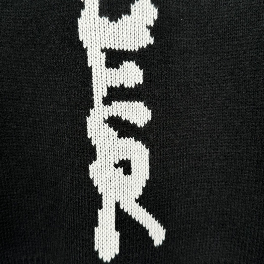 Supreme THRASHER 联名款 FW24 WEEK6 Sweater 背面十字字母logo毛衣 圆领 长袖 黑色 灰色 红色 SUP-FW24-122