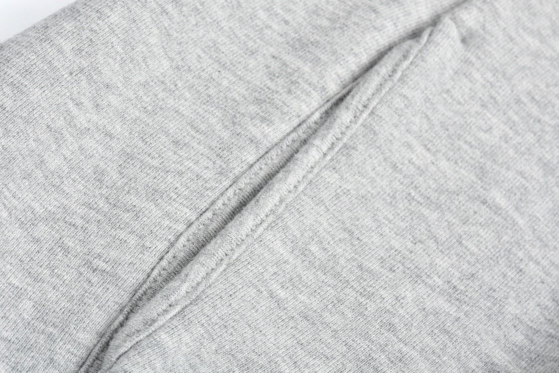 Balenciaga 巴黎世家 破洞胶带字母logo印花连帽卫衣 外套 长袖 秋冬 深红色 灰色 744441TQVA94029