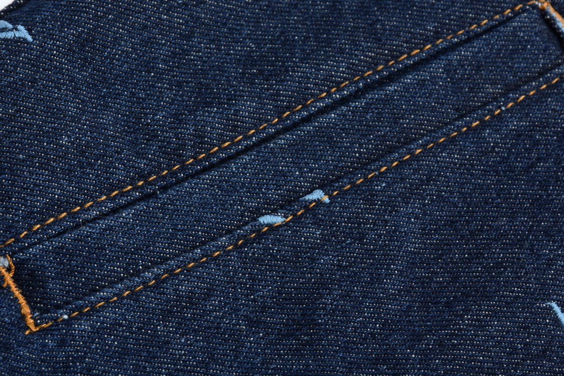 LOUIS VUITTON 路易威登 小logo字母刺绣牛仔外套 夹克 外套 长袖 蓝色 1AFYBY