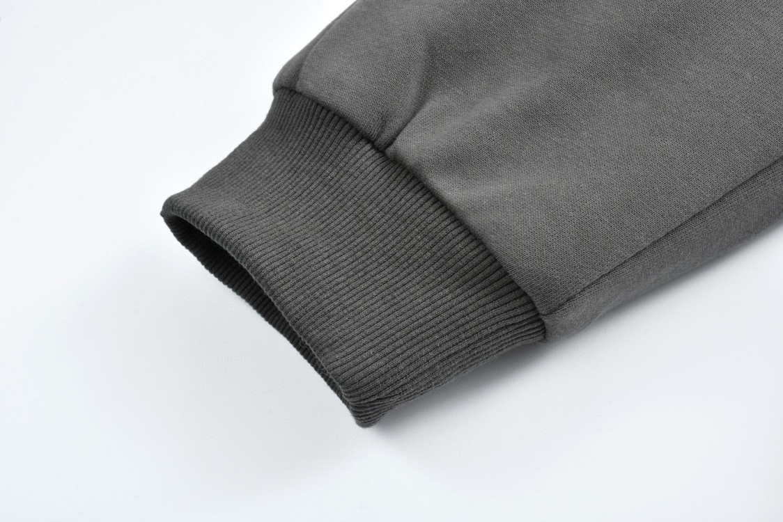 MIU MIU 缪缪 字母logo徽标拉链连帽卫衣 长袖 外套 灰绿色 MJL987-137K-F0D65-S-OOO