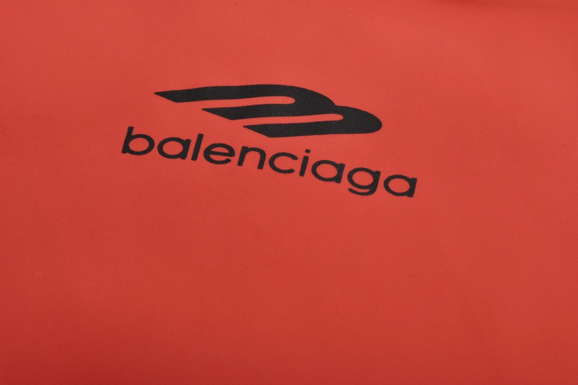 Balenciaga 巴黎世家 双面两穿刺绣字母logo拉链棉服 外套 长袖 秋冬 黑色 773047TPO061000