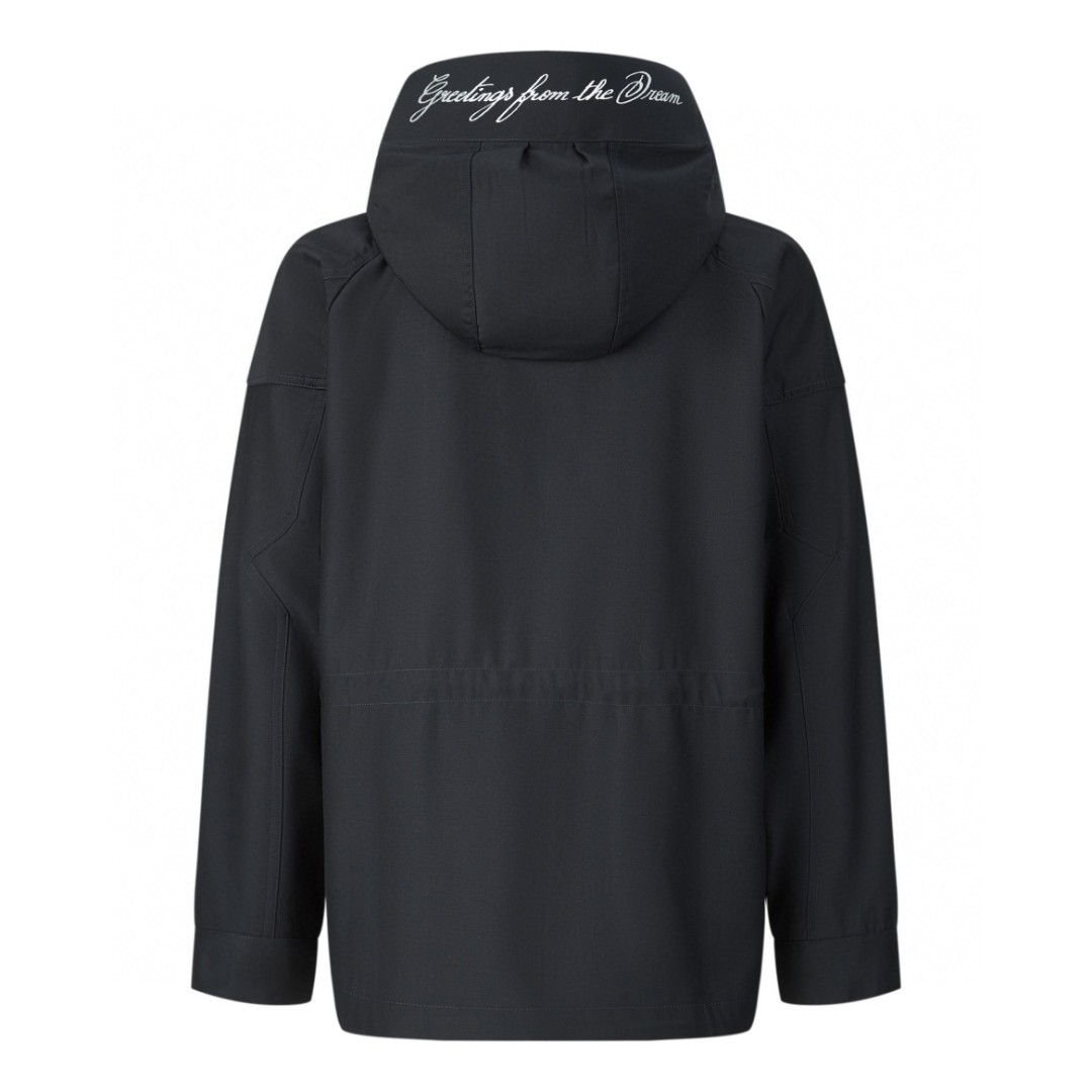 LOUIS VUITTON 路易威登 刺绣字母logo航海风派克风衣 外套 夹克 长袖 蓝色 1AFRJ8