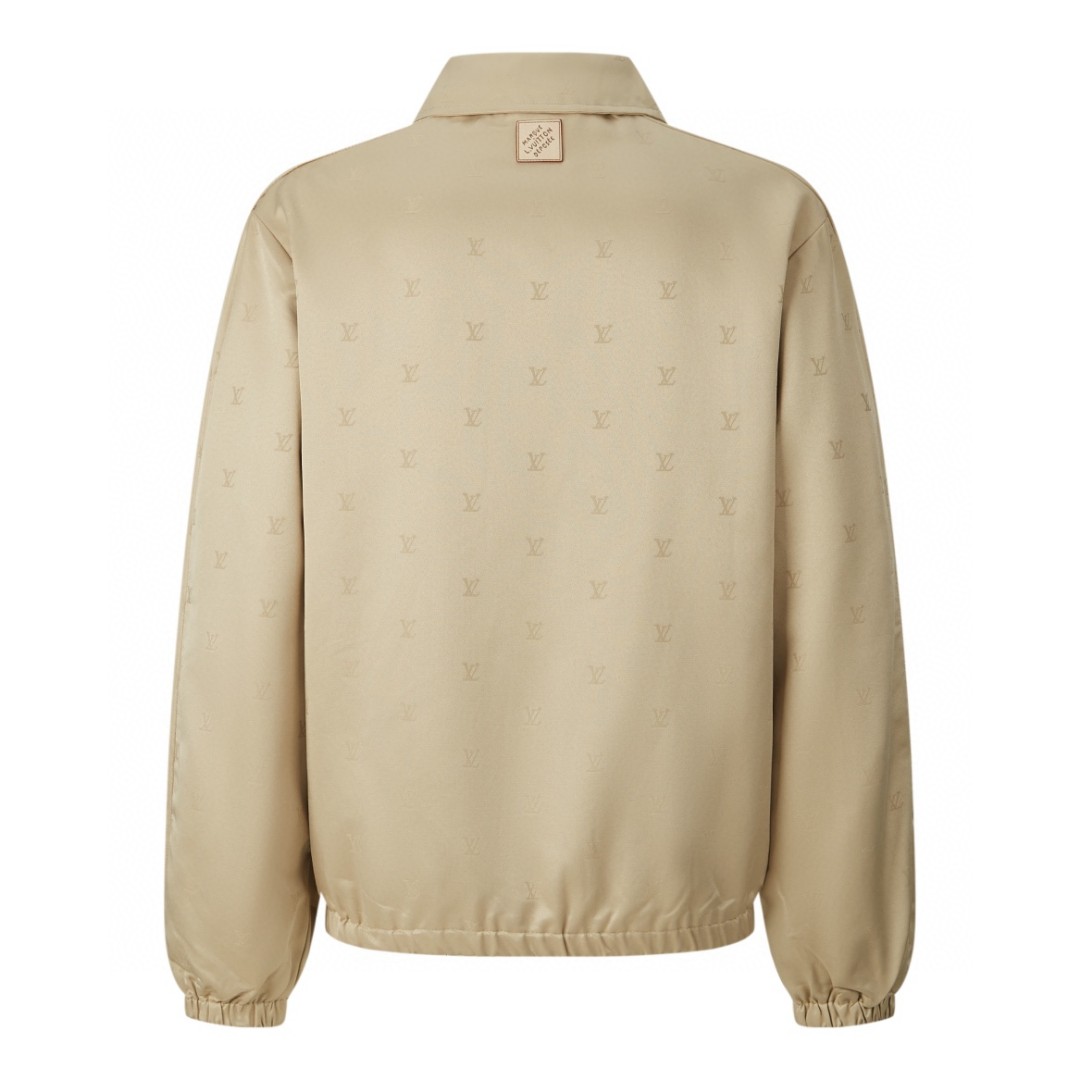 LOUIS VUITTON 路易威登 满印提花夹克 外套 长袖 卡其色 1AFQEB