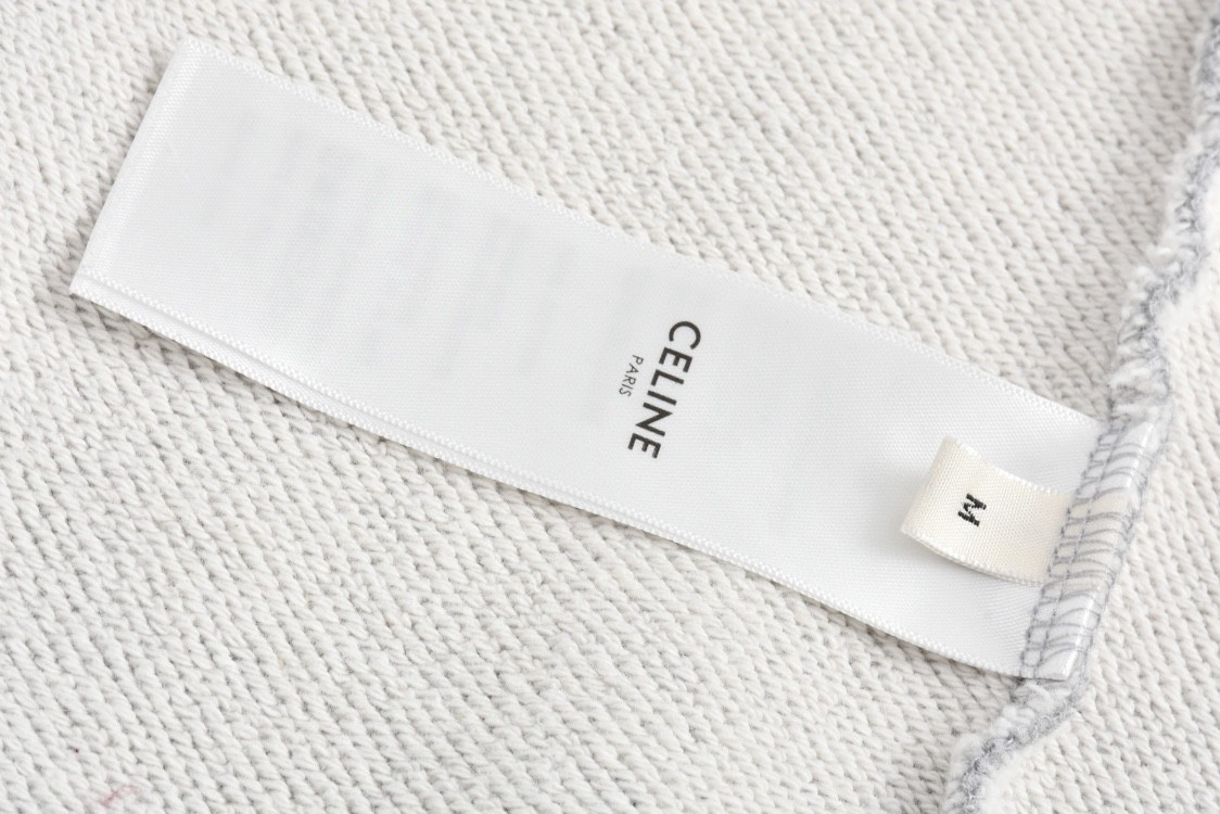 CELINE 赛琳 拼色条纹红色刺绣字母logo棒球服 夹克 外套 长袖 灰色 2Y16D345F-09XO