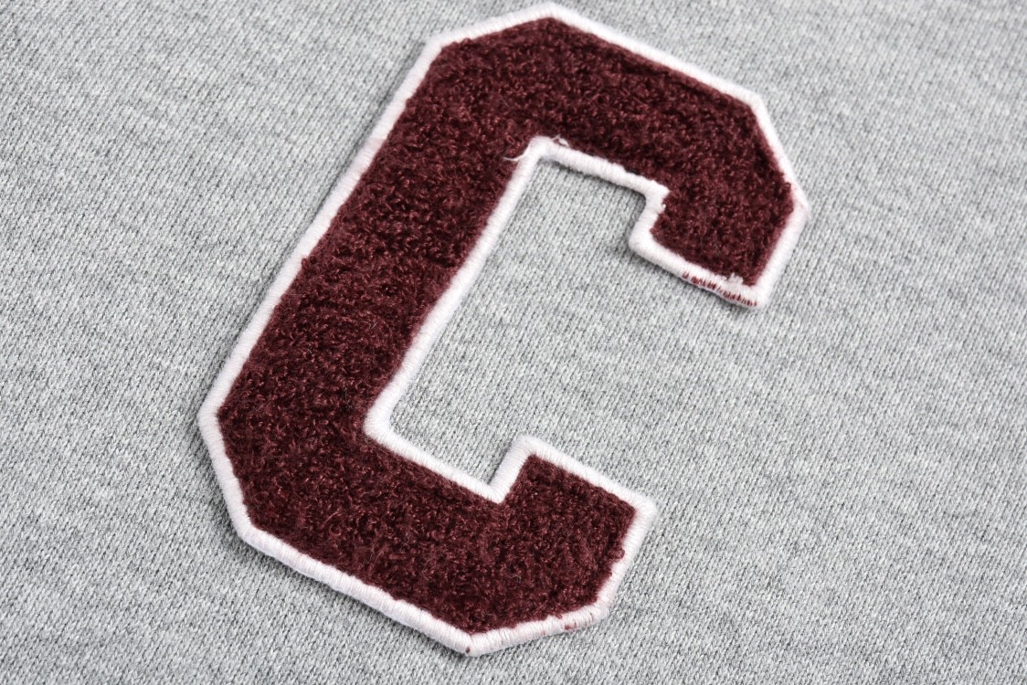 CELINE 赛琳 拼色条纹红色刺绣字母logo棒球服 夹克 外套 长袖 灰色 2Y16D345F-09XO