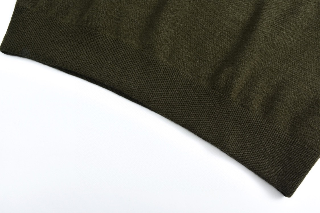 LOEWE 罗意威 logo提花羊毛连帽毛衣 长袖 绿色 H526Y14KGZ-5102