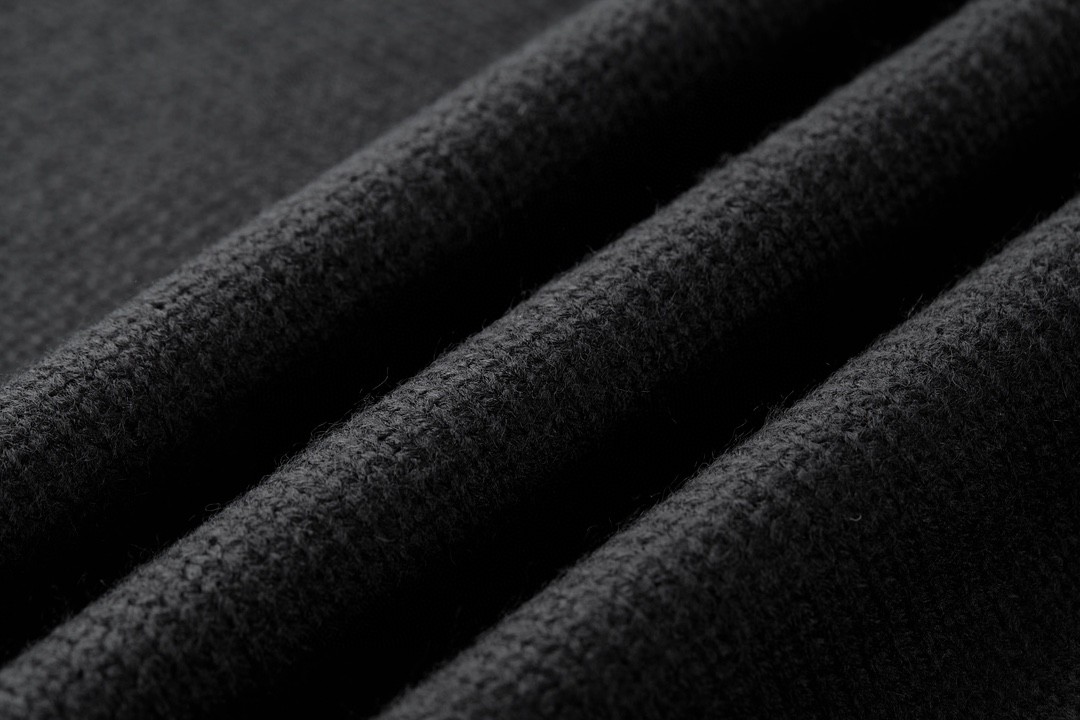 LOEWE 罗意威 小刺绣徽标羊毛毛衣 长袖 灰色 黑色