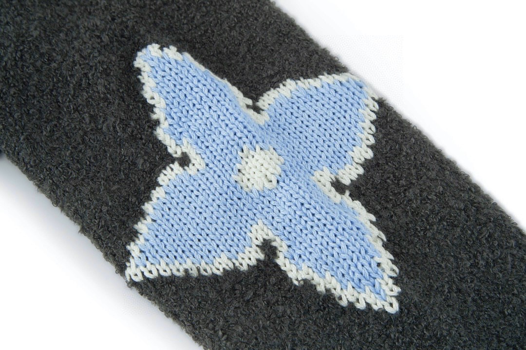 LOUIS VUITTON 路易威登 SKI 大logo泰迪毛衣 长袖 深蓝色 1AGJH7