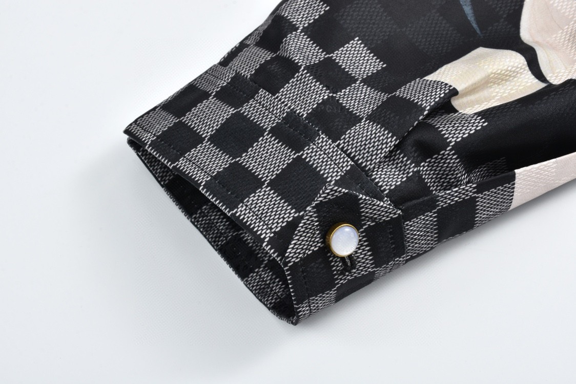 LOUIS VUITTON 路易威登 海岛椰树海浪丝绸夹克 外套 长袖 1AFQCC