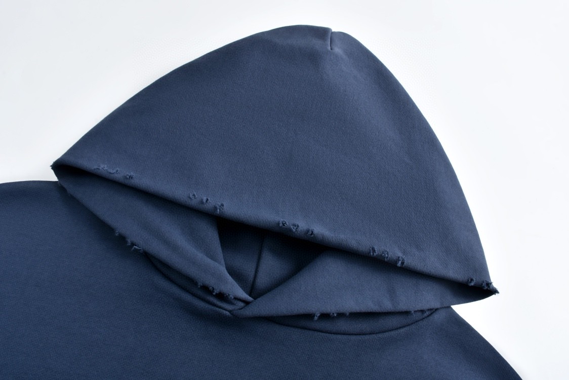 Balenciaga 巴黎世家 双B比特币连帽卫衣 外套 长袖 秋冬 蓝色 767877TOVU74108