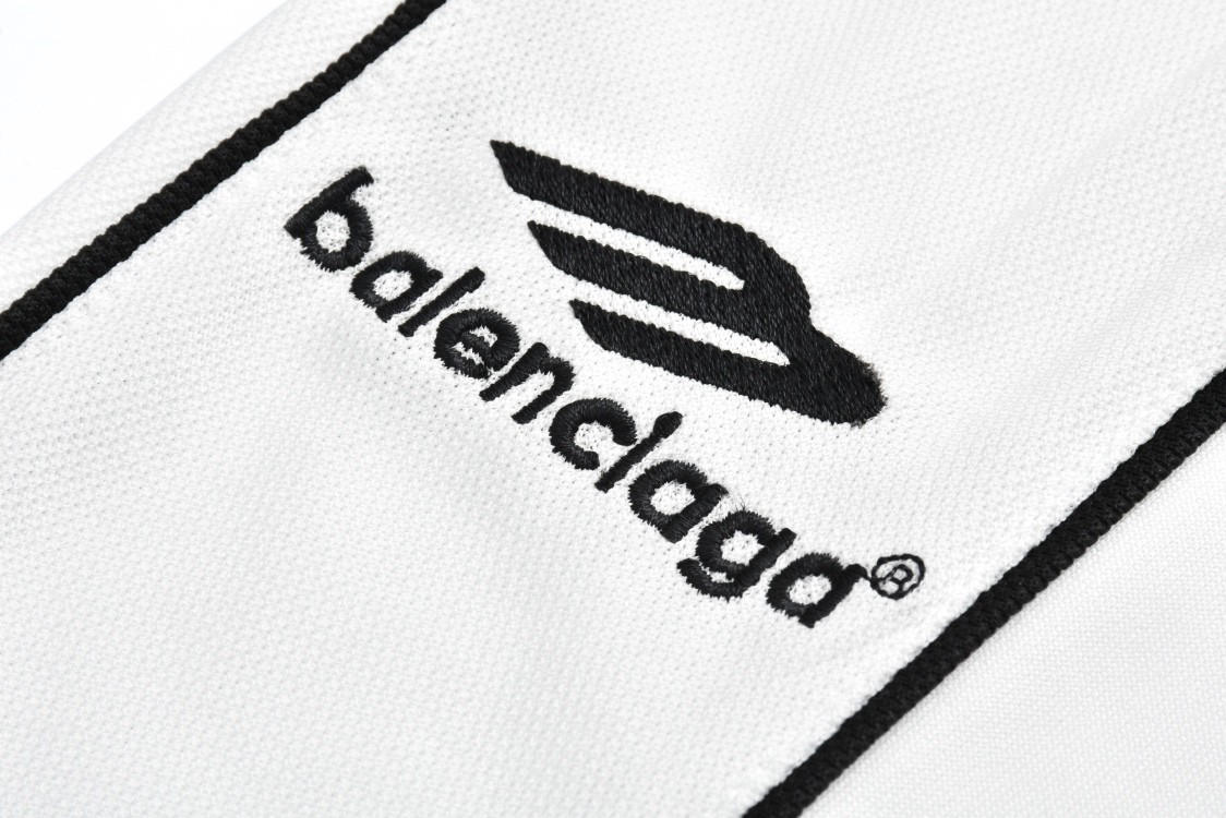 Balenciaga 巴黎世家 曼联10号球衣 T恤 长袖 黑色 白色 778972TPVT71070