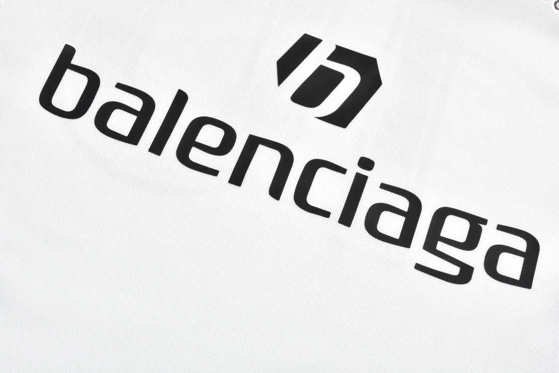 Balenciaga 巴黎世家 曼联10号球衣 T恤 长袖 黑色 白色 778972TPVT71070