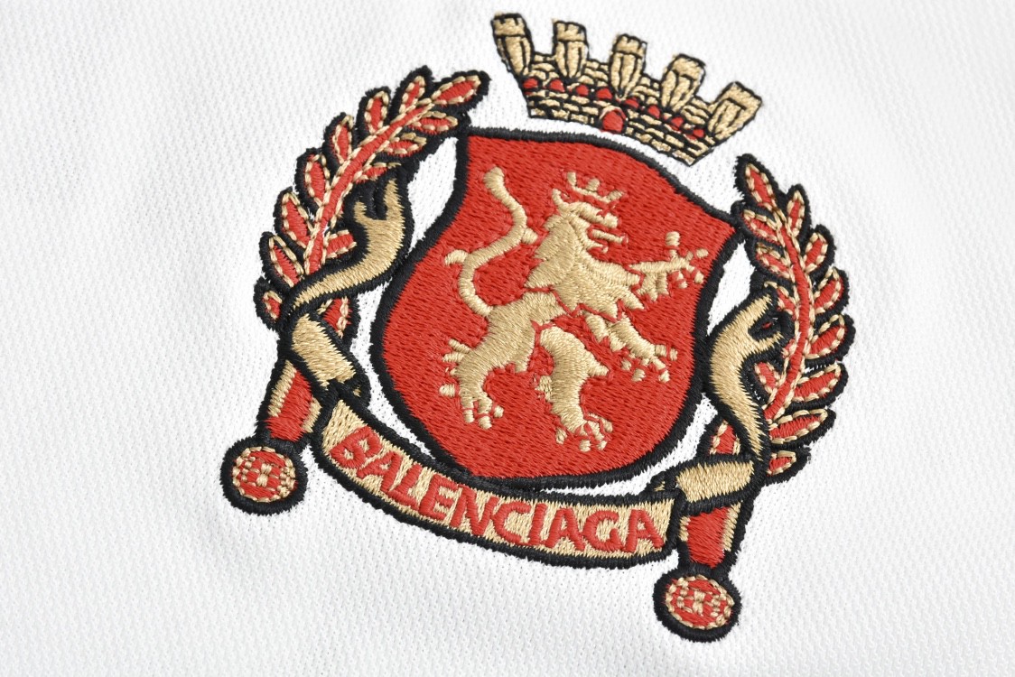 Balenciaga 巴黎世家 曼联10号球衣 T恤 长袖 黑色 白色 778972TPVT71070
