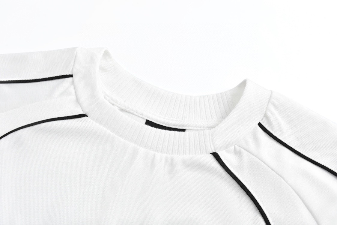 Balenciaga 巴黎世家 曼联10号球衣 T恤 长袖 黑色 白色 778972TPVT71070