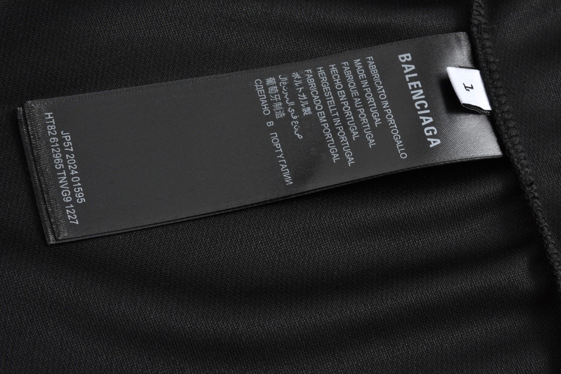 Balenciaga 巴黎世家 曼联10号球衣 T恤 长袖 黑色 白色 778972TPVT71070