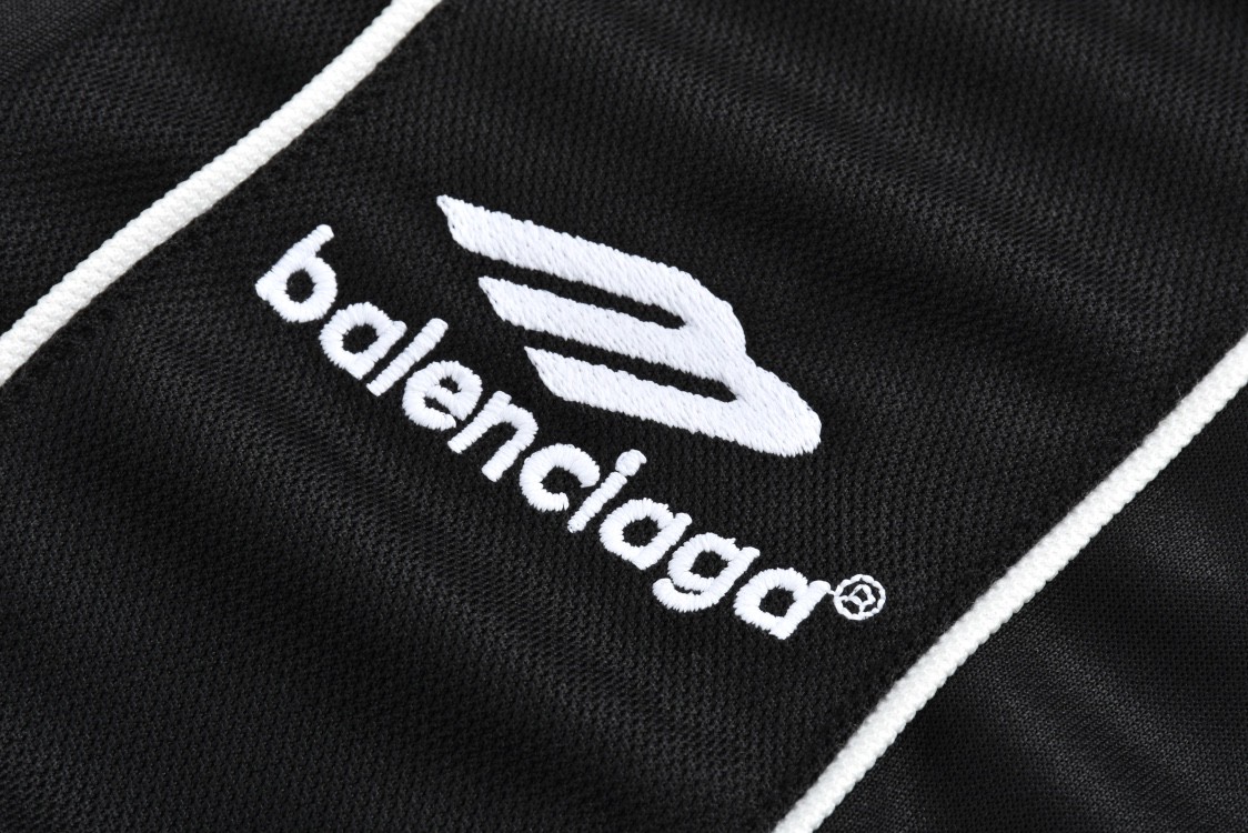 Balenciaga 巴黎世家 曼联10号球衣 T恤 长袖 黑色 白色 778972TPVT71070