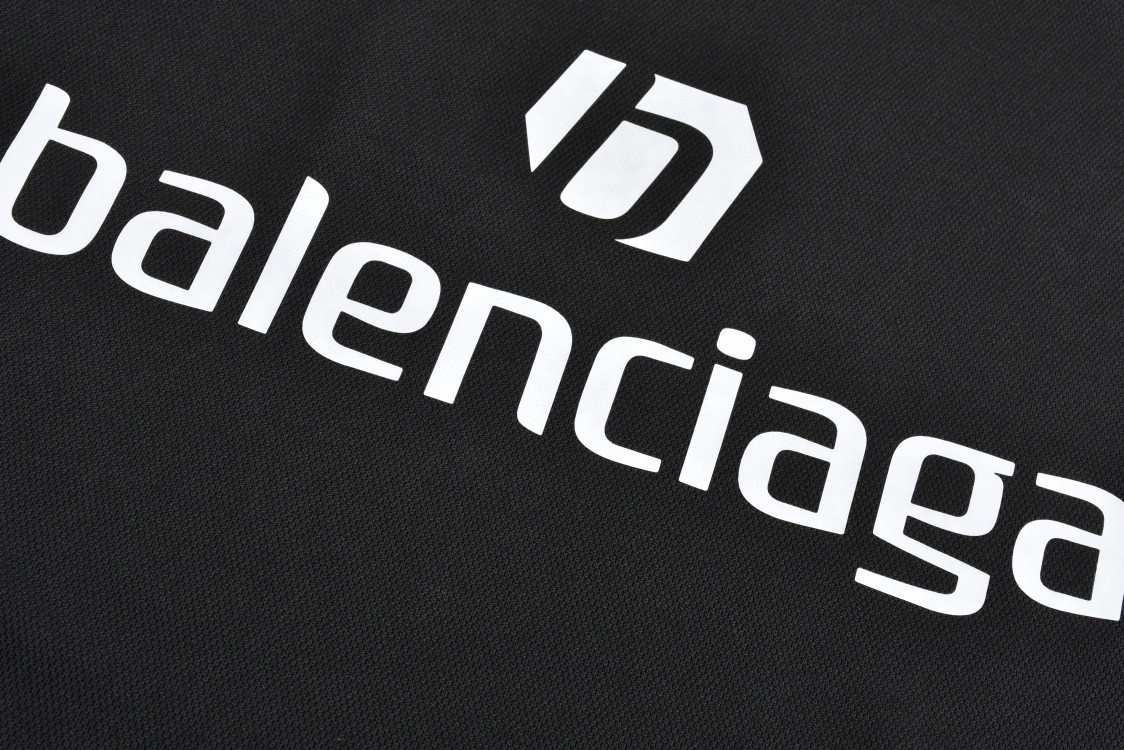 Balenciaga 巴黎世家 曼联10号球衣 T恤 长袖 黑色 白色 778972TPVT71070