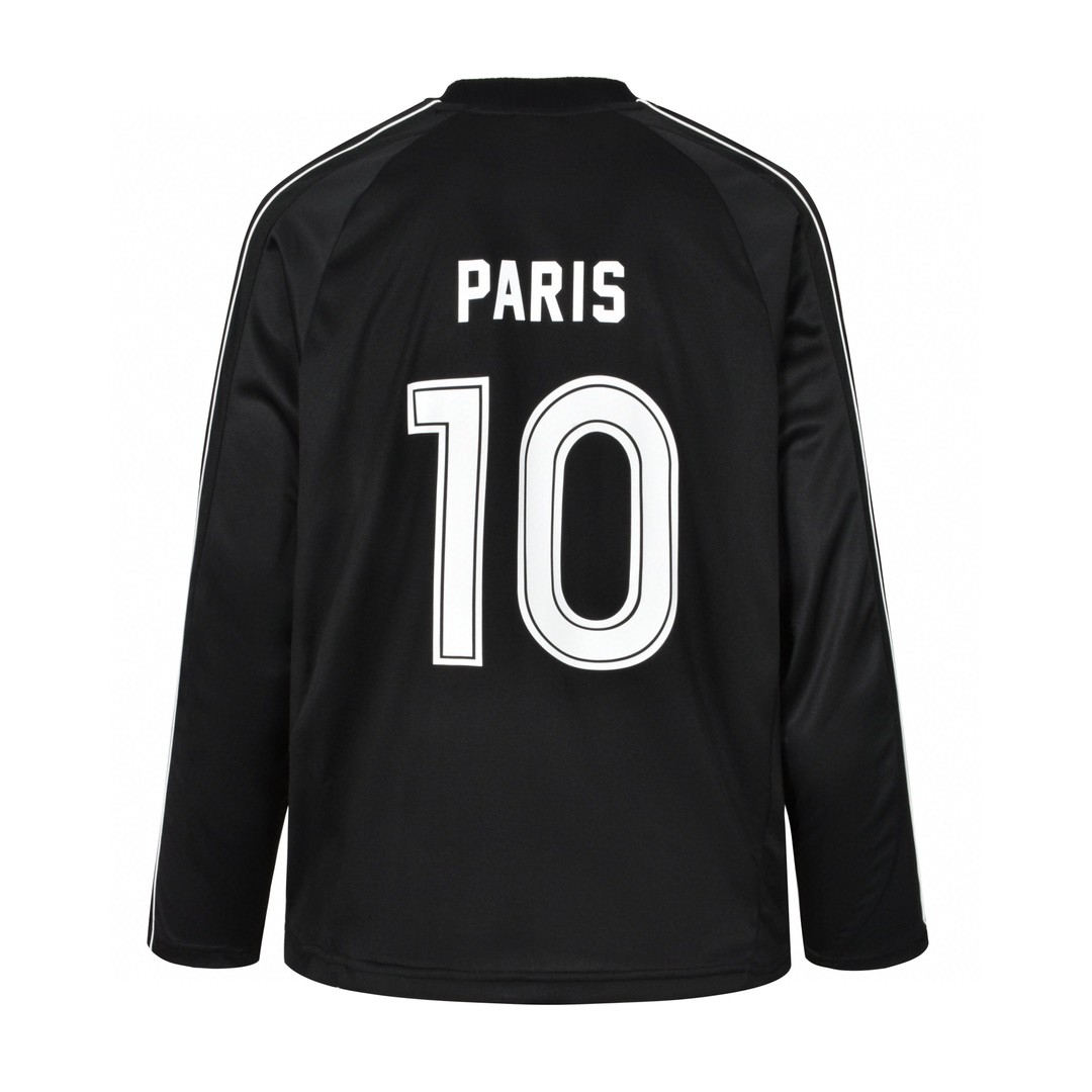 Balenciaga 巴黎世家 曼联10号球衣 T恤 长袖 黑色 白色 778972TPVT71070