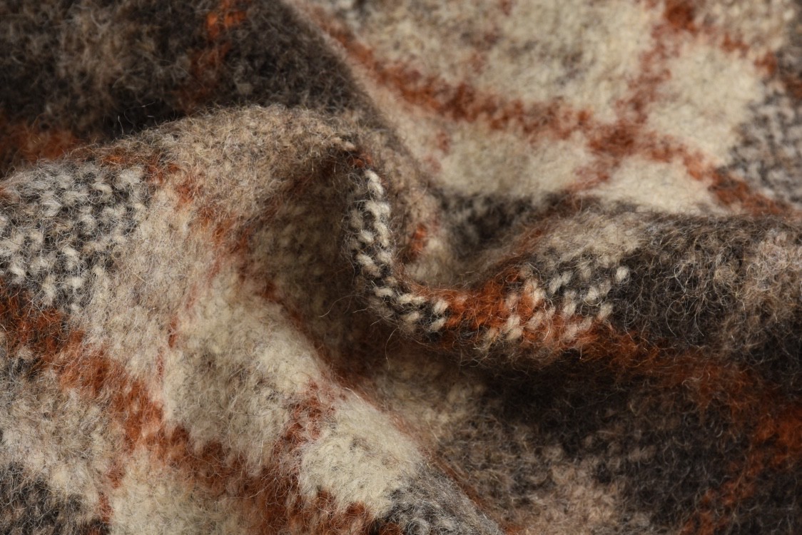 CELINE 赛琳 刺绣徽标格纹毛呢夹克 外套 长袖 棕色 2V88R781V-40VA