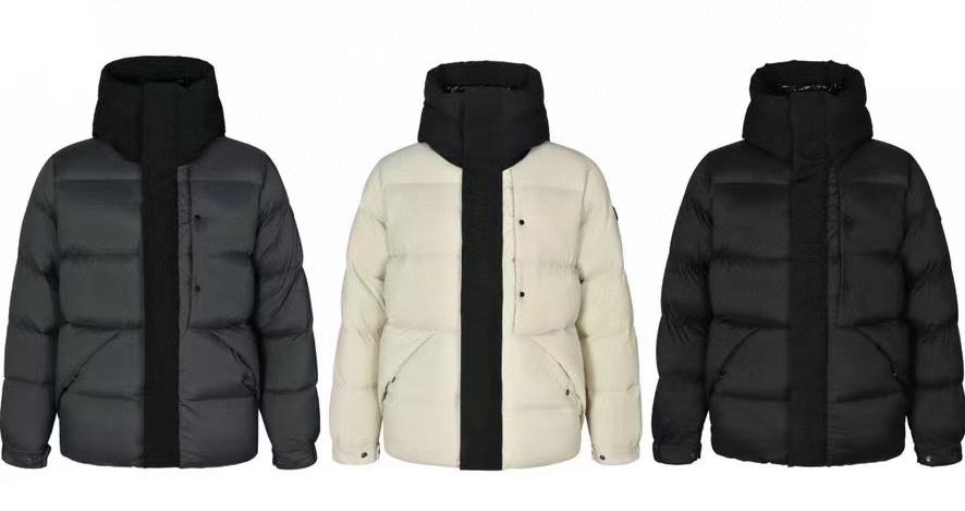 Moncler 蒙口 黑标黑武士连帽羽绒服 保暖 外套 灰白色 黑色 碳灰色 