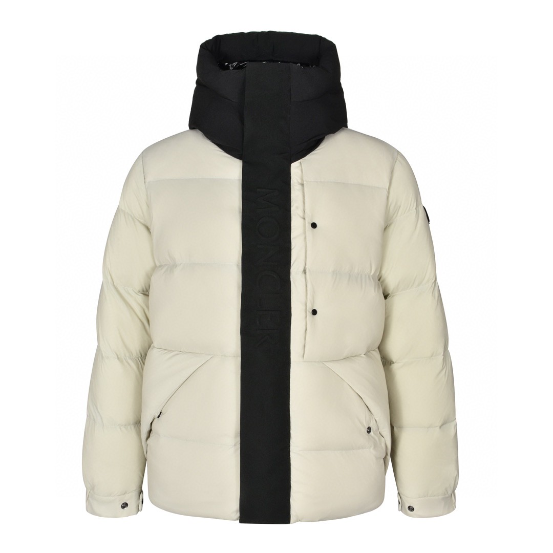 Moncler 蒙口 黑标黑武士连帽羽绒服 保暖 外套 灰白色 黑色 碳灰色 